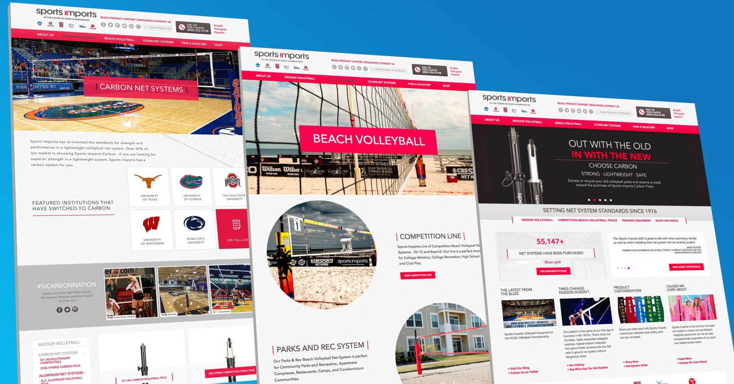 Sports Imports Responsive WordPress and Magento Triple G Interactive