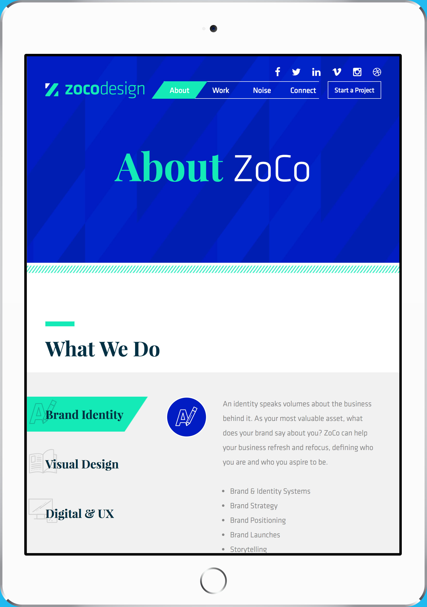 ZoCo Design Custom WordPress Theme